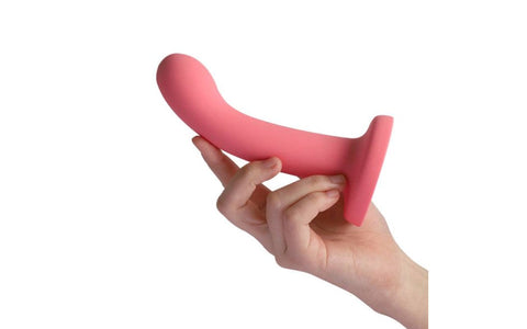 Arosum FlexDong 10 Mode Vibrating Strap On Dildo with Flexible Shaft - Strap On Sextoys
