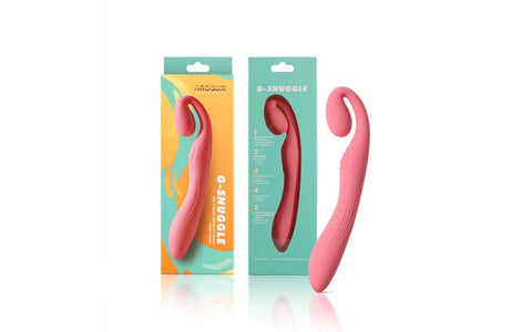 Arosum G Snuggle Ultrasoft Sprout Shaped Unisex Rechargeable G Spot Vibrator - G-Spot Vibrators
