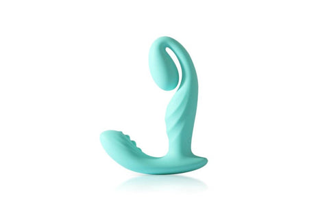Arosum LushVibe Wearable Sprout Shaped Unisex G Spot Vibrator Dual Action - G-Spot Vibrators