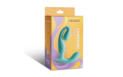 Arosum LushVibe Wearable Sprout Shaped Unisex G Spot Vibrator Dual Action - G-Spot Vibrators