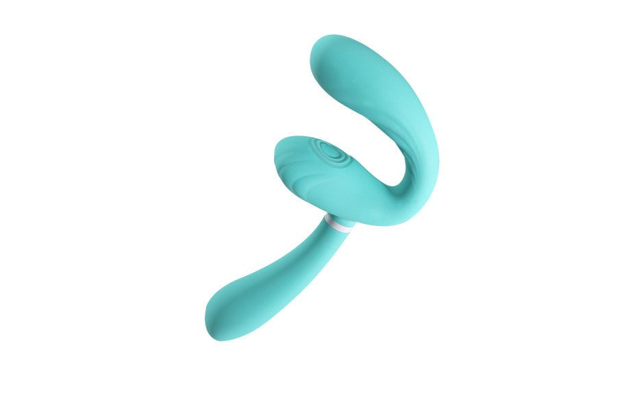 Arosum Sapphi Detachable Strapless Strap On Double Vibrator Triple Motor - - Strap On Sextoys