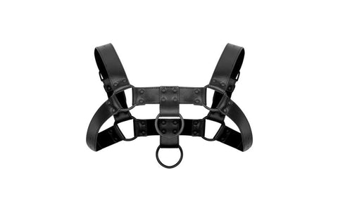 Bedroom Fantasies Bruno Fetish Play Harness Black Adjustable BDSM Restraint - Cuffs And Restraints