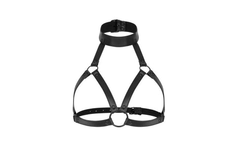Bedroom Fantasies Chiara Bondage Play Harness Black Adjustable BDSM Harness - Cuffs And Restraints