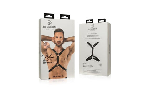 Bedroom Fantasies Max Bondage Harness Black Adjustable BDSM Restraint - Cuffs And Restraints
