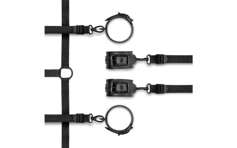 Bedroom Fantasies Under The Bed Restraint Bondage Set with Adjustable Cuffs - Bondage Kits