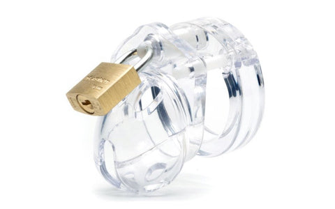 A L Enterprises CB X Male Chastity Cock Cage Mini Me Clear 1 Inch Restraint - Male Chastity