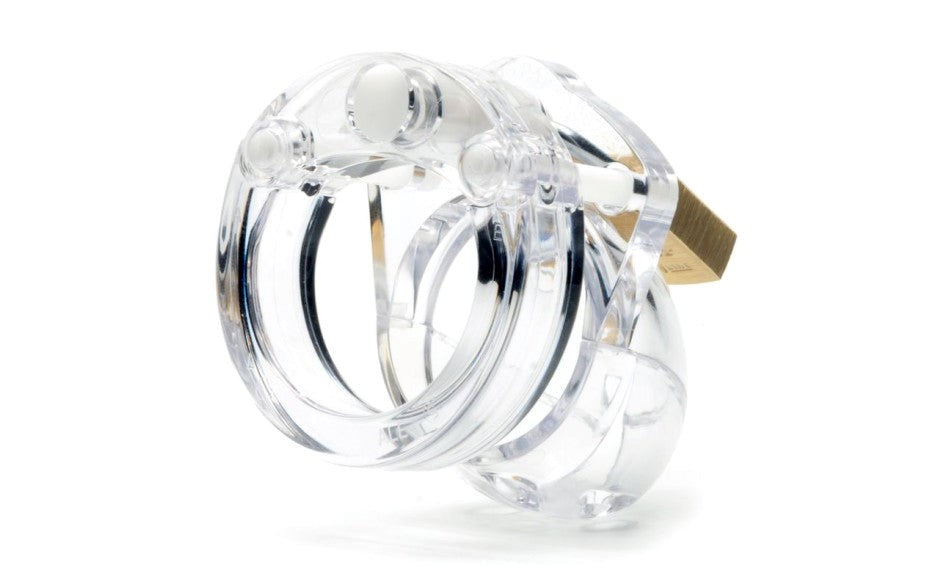 A L Enterprises CB X Male Chastity Cock Cage Mini Me Clear 1 Inch Restraint - - Male Chastity