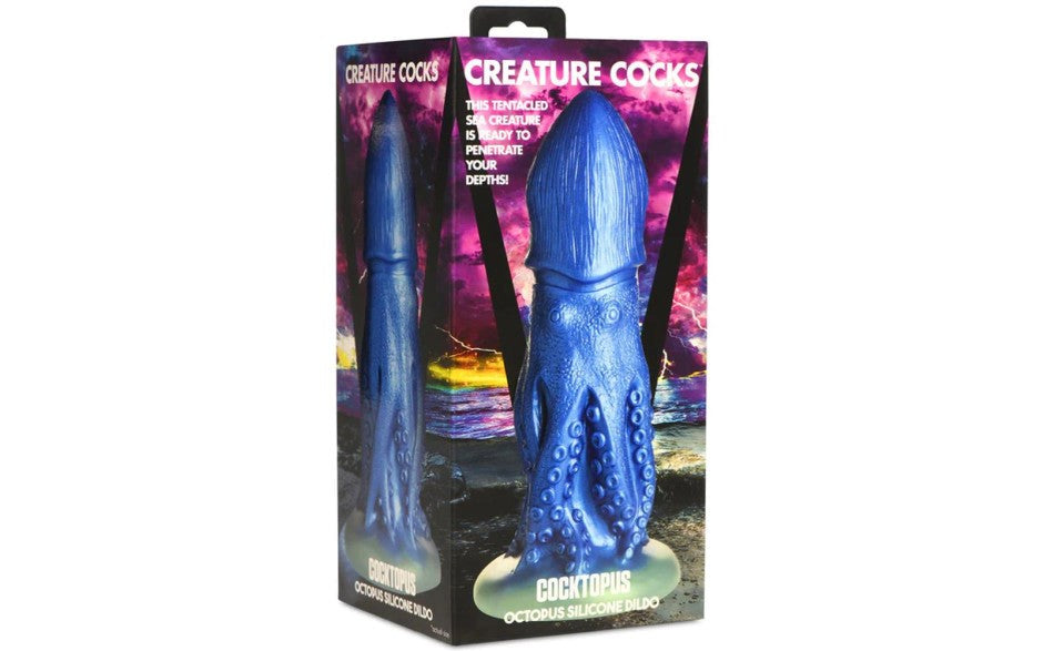 XR Brands Creature Cocks Cocktopus Octopus Silicone Dildo 8.4 Inch Fantasy - - Realistic Dildos
