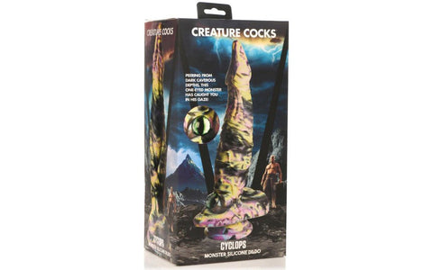 XR Brands Creature Cocks Cyclops Monster Silicone Dildo 8.75 Inch - Realistic Dildos
