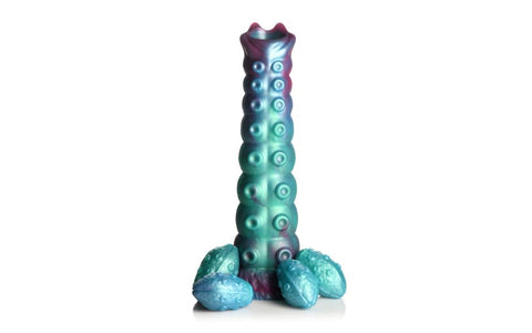 XR Brands Creature Cocks Galactic Breeder Ovipositor Silicone Fantasy Dildo - Realistic Dildos