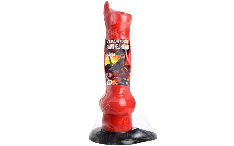 XR Brands Creature Cocks Giant 1 Meter Tall Hell Hound Canine Fantasy Dildo - - Realistic Dildos