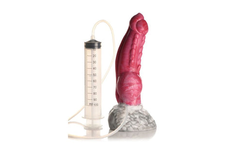 XR Brands Creature Cocks Resurrector Phoenix Squirting Fantasy Dildo with Fluid System - Realistic Dildos