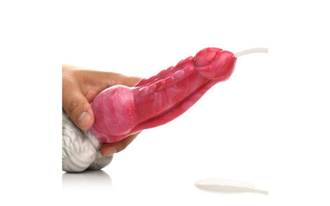 XR Brands Creature Cocks Resurrector Phoenix Squirting Fantasy Dildo with Fluid System - Realistic Dildos