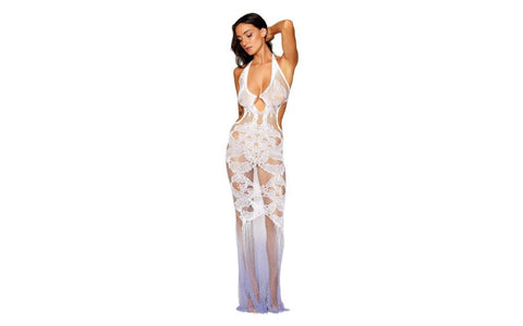 Dream Girl Lingerie Seamless Women Bodystocking Gown With Lace - Body Stockings
