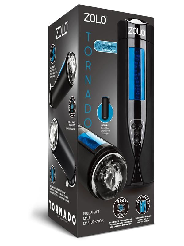 Xgen Products ZOLO Tornado Male Masturbator with 360 Degree Rotation - Masturbators and Strokers