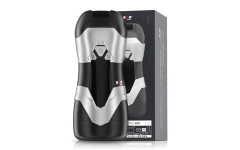 Drywell DVA Automatic USB Thrusting & Vibrating Male Masturbator Dual Action - Masturbators and Strokers