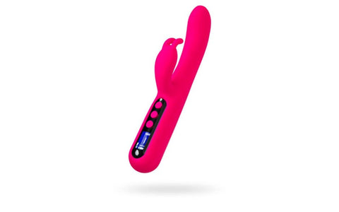 eroTEQ G Spot Rablock Multi Function Rabbit Vibrator Pink Dual Motor - Rabbit Vibrators