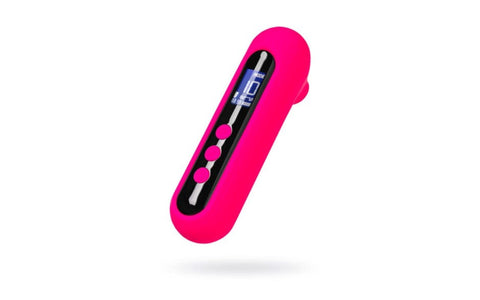 eroTEQ Vacuum Wave Air Pulse Clitoral Vibrator Molette Pink LCD Display - Clit Ticklers and Pulsators