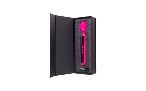 eroTEQ Vibrating Body Wand Massager Mashr Pink with LCD Display - Body Wands