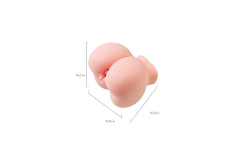 ToyFA Juicy Giovanna Realistic Butt Male Masturbator Dual Entry TPE - Masturbators and Strokers