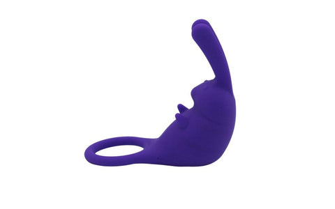Natalies Toy Box The Cock Hopper Cock Ring & Bullet Vibrator Dual Function - Vibrating Cock Rings