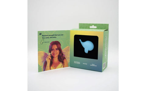 Natalies Toy Box The Heavenly Humpback Finger Bullet Vibrator Ergonomic Design - Finger and Tongue Vibrators