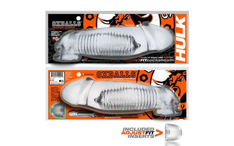 OxBalls Hulk Gargantic Mens Cock Sheath Clear with COCKSLING Base System - Pumps, Extenders and Sleeves