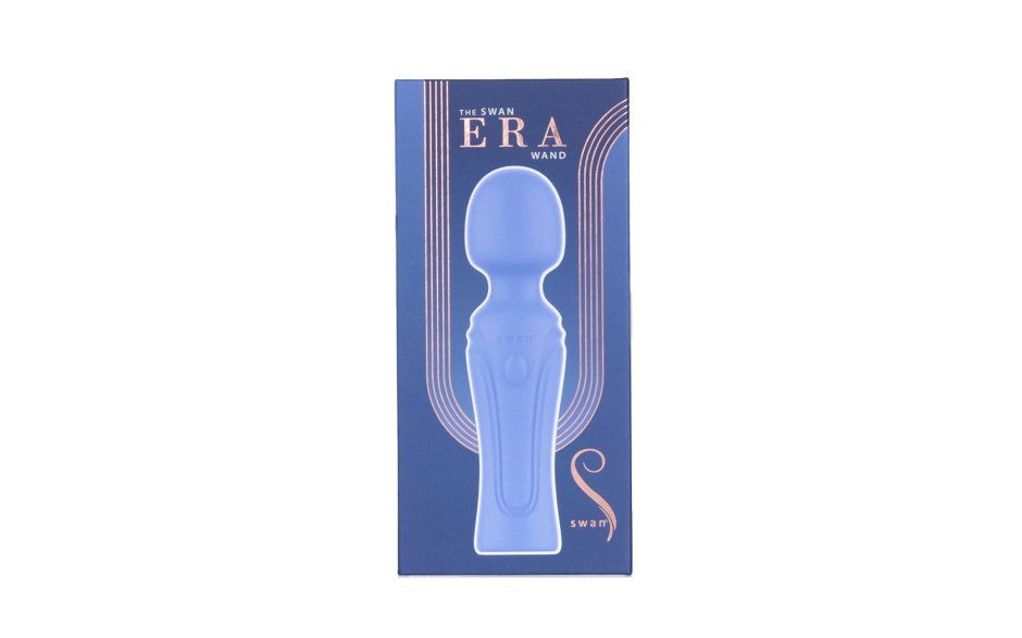 BMS Factory Swan Era Vibrating Body Wand Massager Premium Silicone Design - - Body Wands