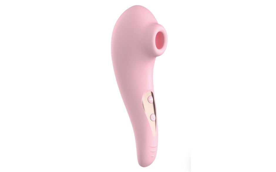 SXE Jess Vibrating and Sucking Air Pulse Clitoral Stimulator Dual Action - - Clit Ticklers and Pulsators