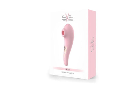 SXE Jess Vibrating and Sucking Air Pulse Clitoral Stimulator Dual Action - Clit Ticklers and Pulsators