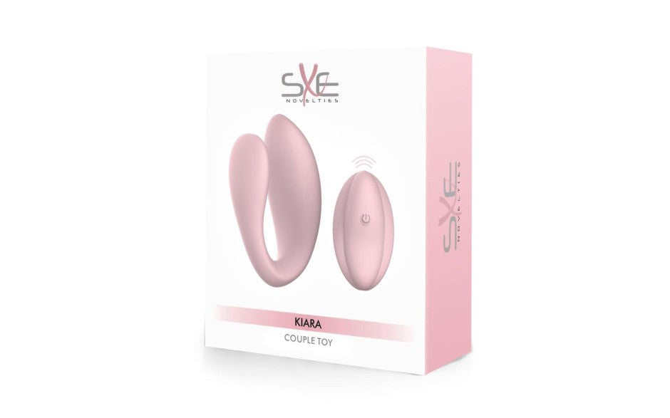 SXE Kiara Dual Motor Remote Control Couples Massager Wireless Vibrator - - Personal Massagers