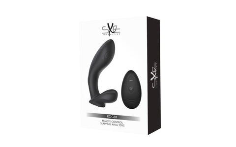 SXE Roger Remote Control Vibrating & Slapping Prostate Massager with Dual Motors - Prostate Toys