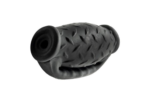 OxBalls Masterjack Double Penetration JO Male Stroker Dual Chamber Design - Masturbators and Strokers