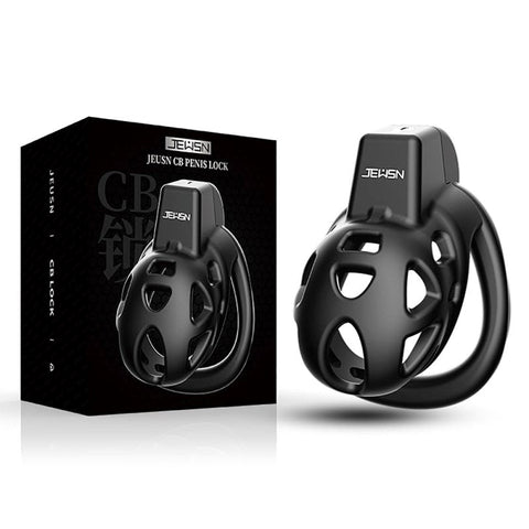 BDStyle 3D Ventilation Male Chastity Cock Cage Lock Set with Metal Ring - Male Chastity