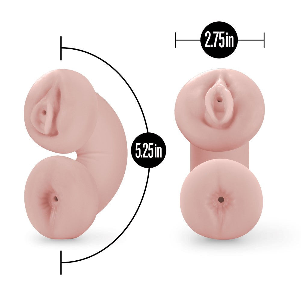 Blush Novelties EnLust Tasha Dual Ended Male Stroker Self Lubricating - Masturbators and Strokers