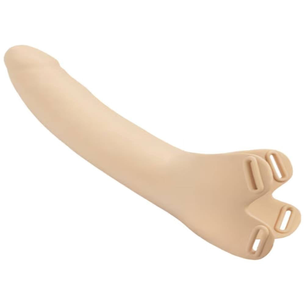 California Exotics Accommodator Strap On Silicone Dong Premium - Strap On Sextoys