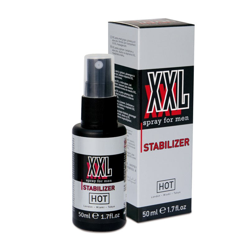Hot Ero HOT XXL Stabiliser Spray for Men Penis Enhancement - - Delay and Excite Sprays