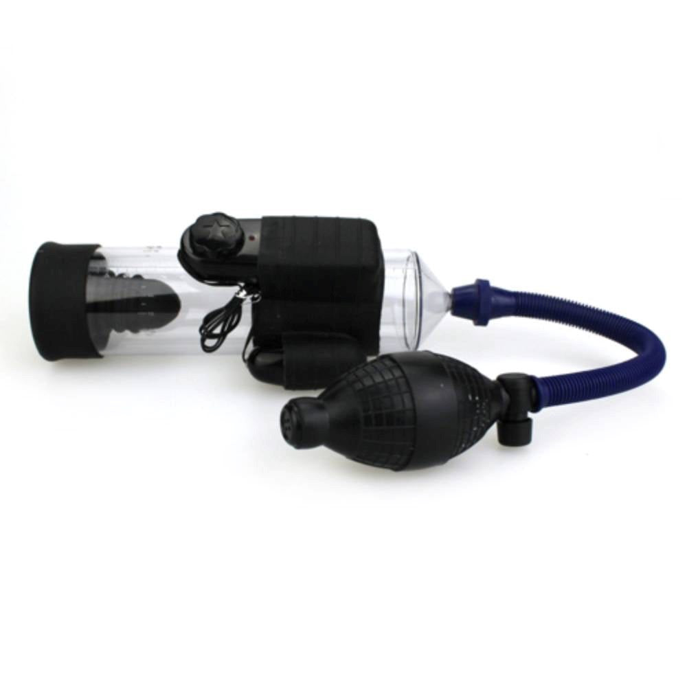 BDStyle Lust Buster Vibration Penis Pump with Vacuum Enhancement Technology - Penis Pumps And Stretchers