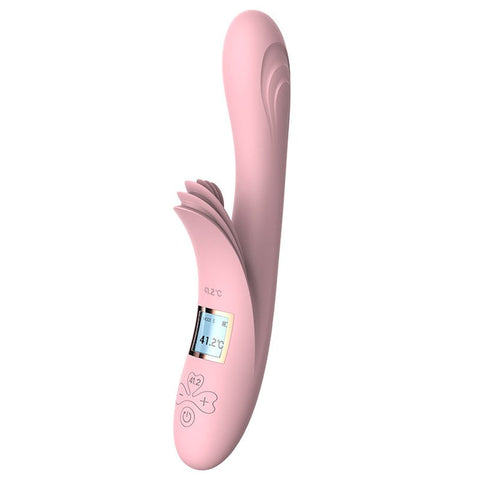 BDStyle Lilo 41.2 Heating 10 Functions Rabbit Vibrator with LCD Display - Rabbit Vibrators