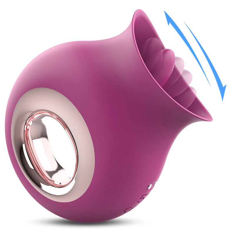 S Hande Clitoral Licking Tongue Vibrator with Nine Vibration Patterns - - Clit Ticklers and Pulsators