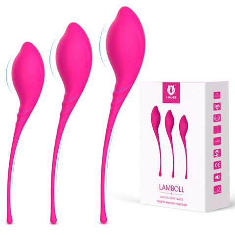 S Hande Lamboll Kegel Vaginal Exerciser Kit with Progressive Weight Training - Love Eggs and Kegel Exercisers