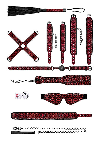 Shots Toys 10 Piece Luxury Bondage Play Set - - Bondage Kits