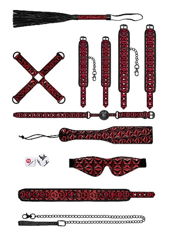 Shots Toys 10 Piece Luxury Bondage Play Set - Bondage Kits