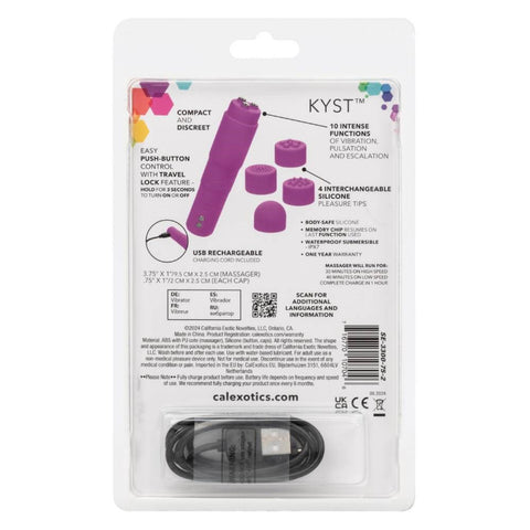 California Exotics Kyst Mega Mite Personal Vibrator with Memory Chip - Personal Massagers