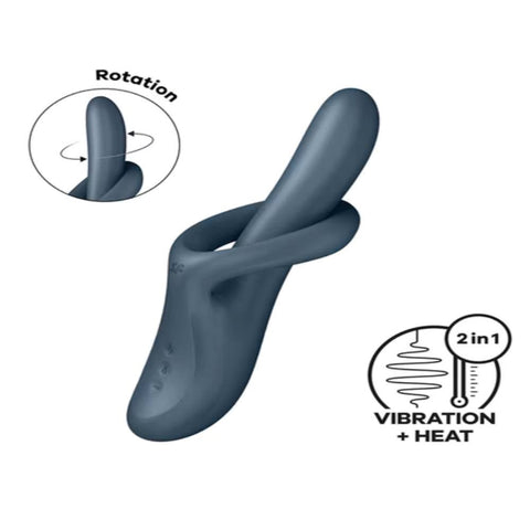 Satisfyer Heat Flex 4 Multi Functions G Spot Vibrator with Heating Technology - G-Spot Vibrators