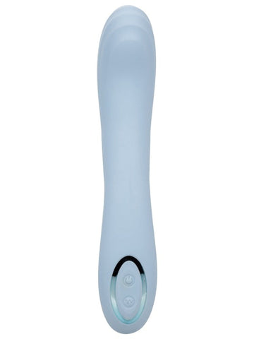 California Exotics Azure Collection Contoured G Spot Vibrator with Memory Chip - G-Spot Vibrators