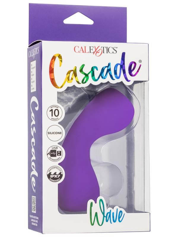 California Exotics Cascade Wave Waterproof Silicone Massager Vibrator - - Personal Massagers