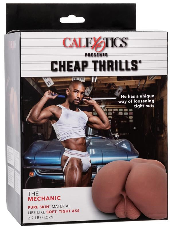 California Exotics Cheap Thrills The Mechanic Ass Stroker with Lifelike Balls - - Realistic Butts And Vaginas