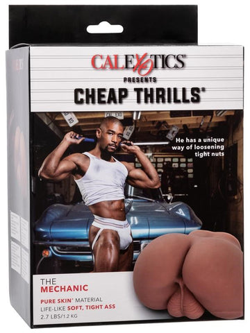 California Exotics Cheap Thrills The Mechanic Ass Stroker with Lifelike Balls - Realistic Butts And Vaginas