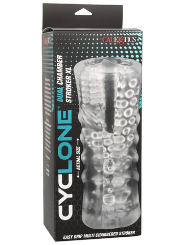 California Exotics Cyclone Dual Chamber Male Stroker XL Masturbator - Masturbators and Strokers